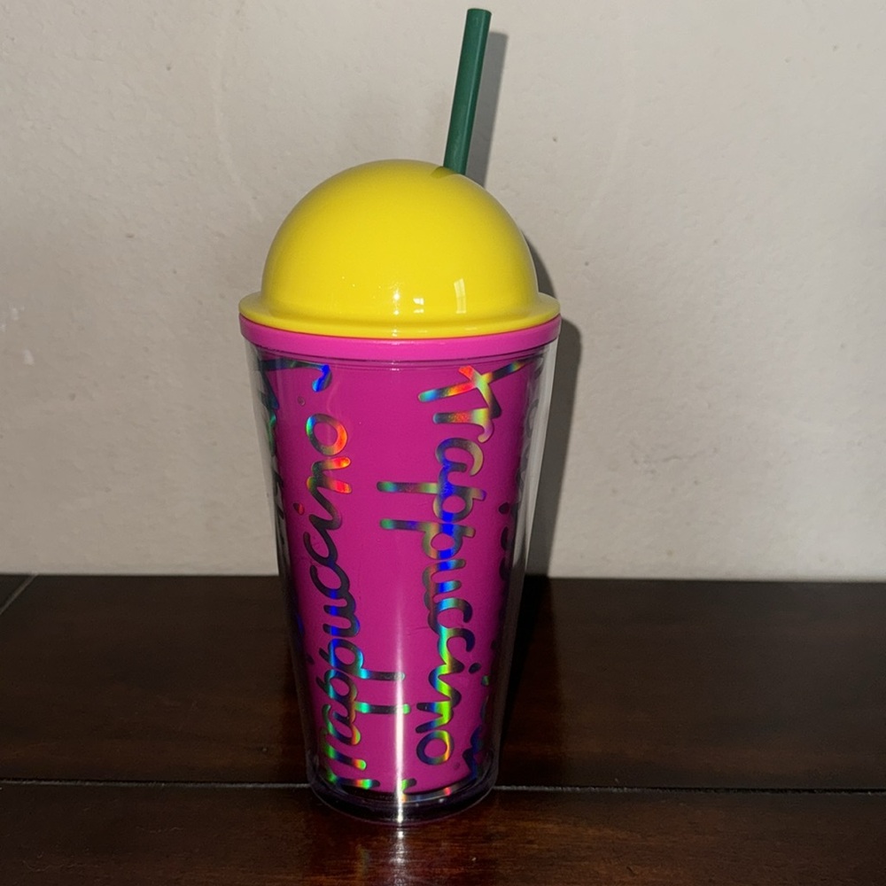 PINK 🩷 & YELLOW 💛 STARBUCKS CUP!